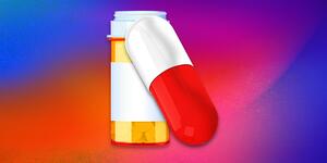 Prescription Bottle and Pill 