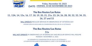 Public Notice Veterans Day #1 Flyer