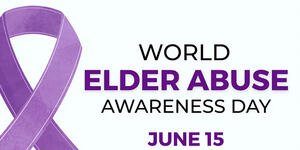 World Elder Abuse Awareness Day Graphic Banner