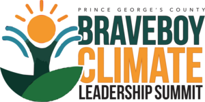 Graphic highlighting Braveboy Climate Leadership Summit