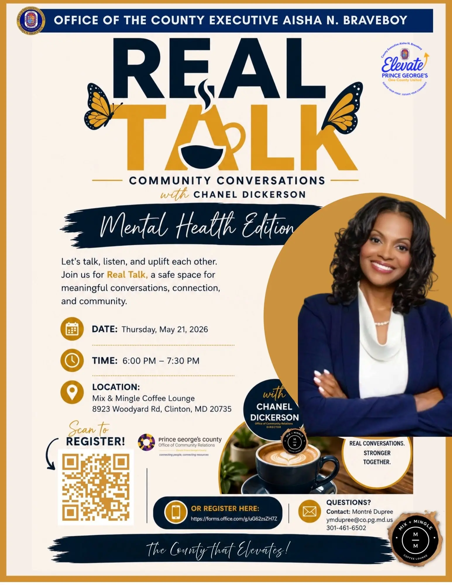 Real Talk With Director Dickerson FLyer
