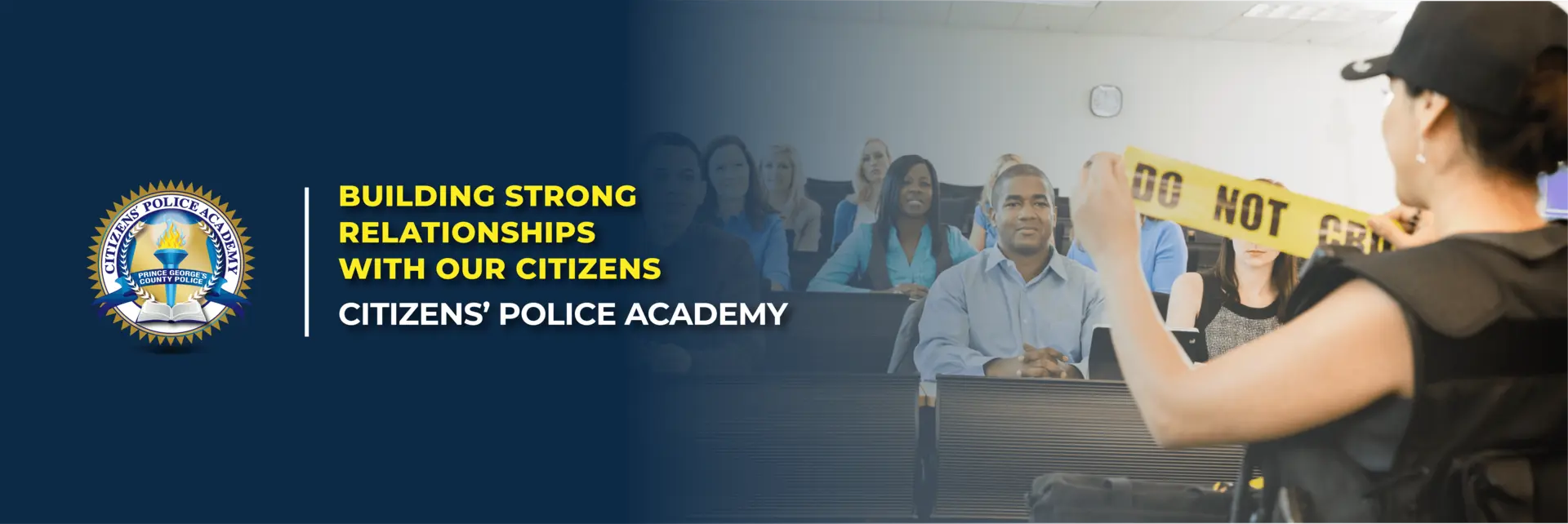 PGPD Citizens' Police Academy Graphic