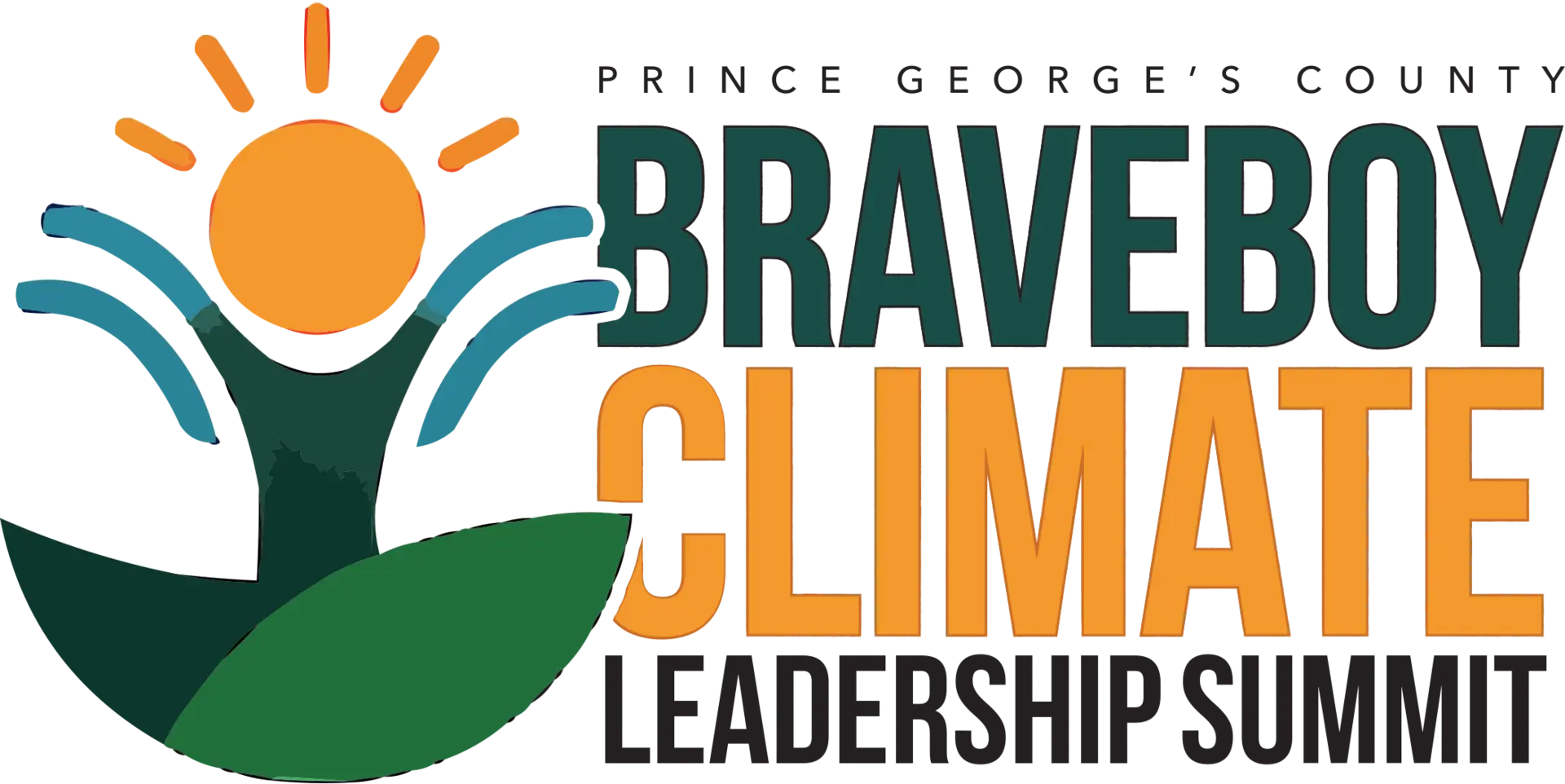 Graphic highlighting Braveboy Climate Leadership Summit