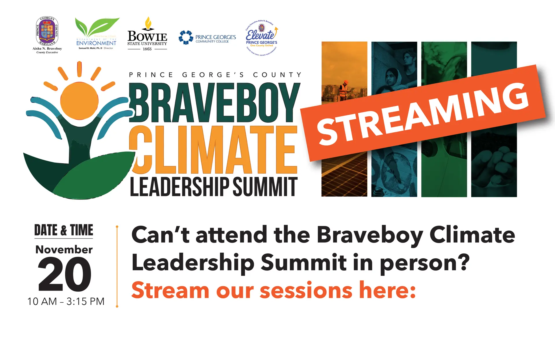 Braveboy Climate Leadership Summit Streaming