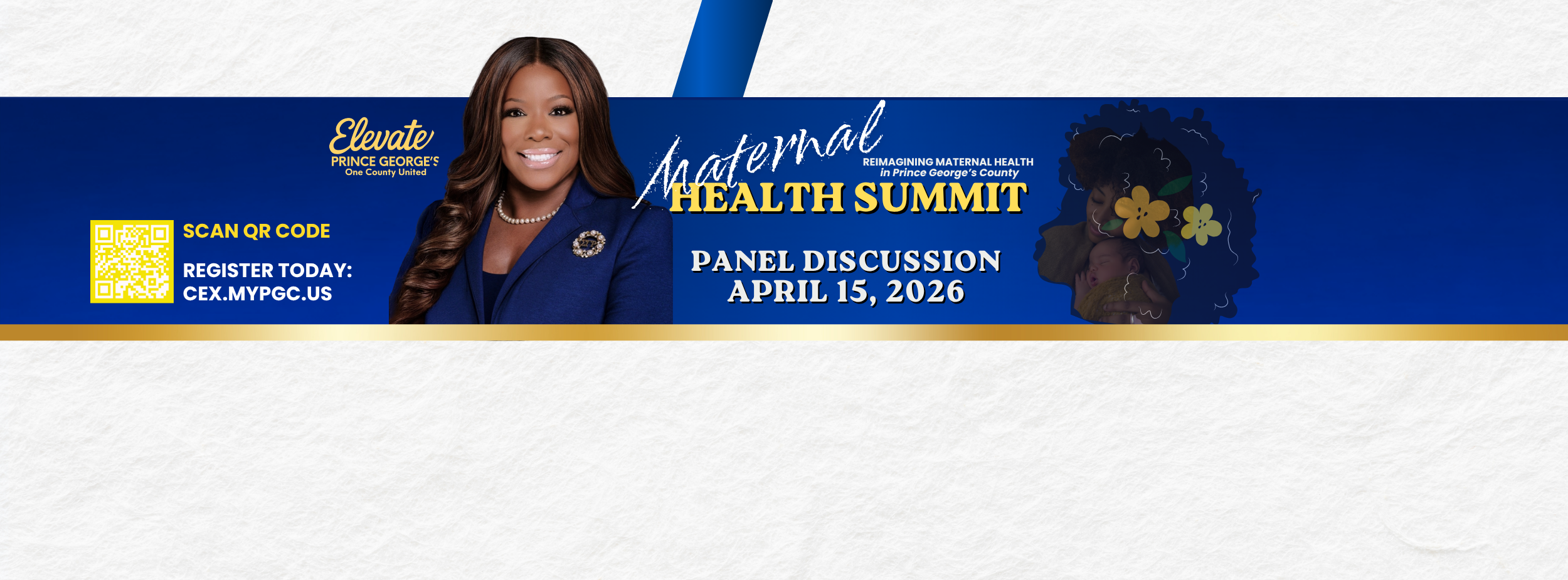 Maternal Health Summit Panel Discussion - April 16, 2025 - Reimagining Maternal Health in Prince George's County - Elevate Prince George's One County United