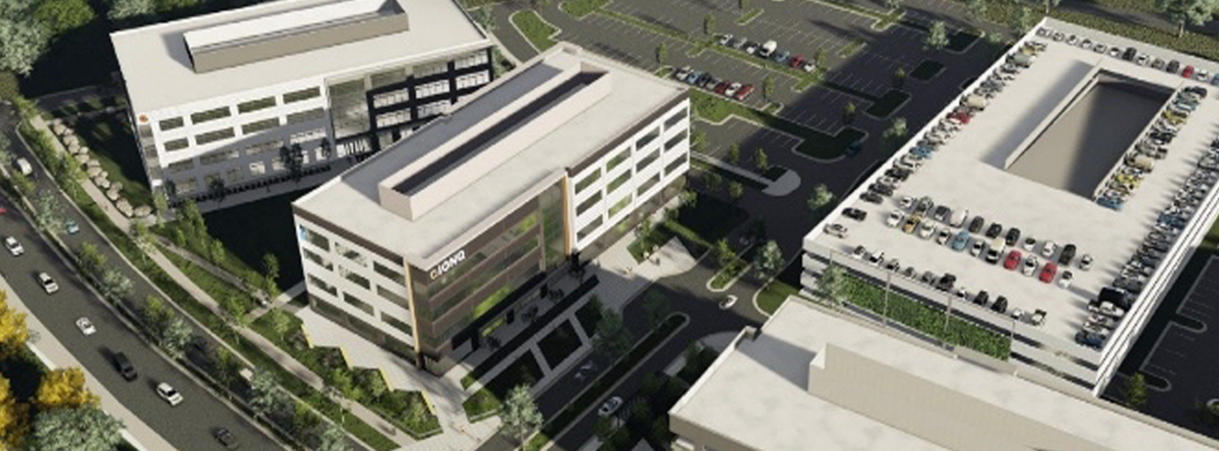 aerial view of the Discovery District Quantum Research CenterPermit Rapid Response Team (PRRT)