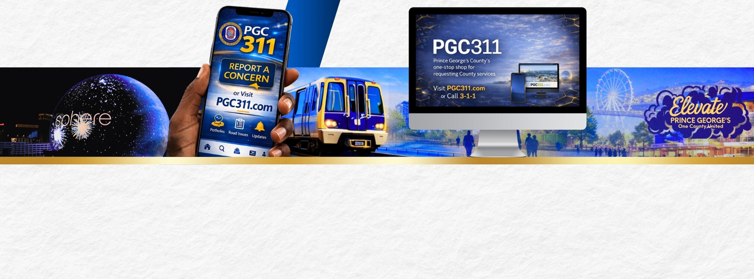 PGC311 puts County services at your fingertips! 